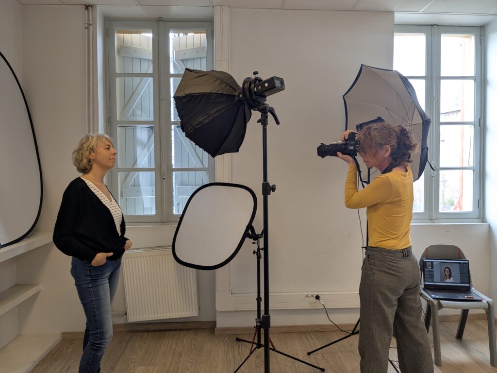 reportage pendant l'atelier